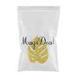 Maxbell Creative Leaf Shape Wall Mounted Board Hooks Indoor Home Ornament Yellow