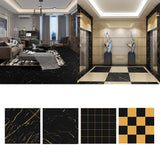 Maxbell Waterproof Peel and Stick Tile Floor Stickers Self Adhesive Wall Murals A