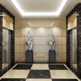Maxbell Waterproof Peel and Stick Tile Floor Stickers Self Adhesive Wall Murals A
