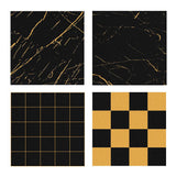 Maxbell Waterproof Peel and Stick Tile Floor Stickers Self Adhesive Wall Murals A