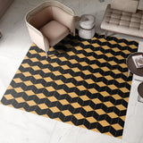 Maxbell Removable Self-adhesive Floor Stickers PVC Brushed Gold -60x60cm Style01