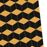 Maxbell Removable Self-adhesive Floor Stickers PVC Brushed Gold -60x60cm Style01