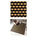 Maxbell Removable Self-adhesive Floor Stickers PVC Brushed Gold -60x60cm Style01