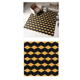 Maxbell Removable Self-adhesive Floor Stickers PVC Brushed Gold -60x60cm Style01