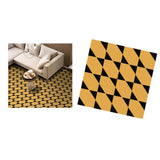 Maxbell Removable Self-adhesive Floor Stickers PVC Brushed Gold -60x60cm Style02
