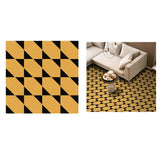 Maxbell Removable Self-adhesive Floor Stickers PVC Brushed Gold -60x60cm Style02