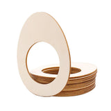 Maxbell 10pcs Wooden Napkin Rings Cartoon Animal Napkin Holder for Dinners Egg