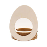 Maxbell 10pcs Wooden Napkin Rings Cartoon Animal Napkin Holder for Dinners Egg