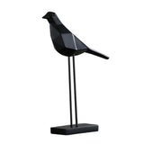 Maxbell Nordic Style Resin Bird Ornament Desktop Decorations Black