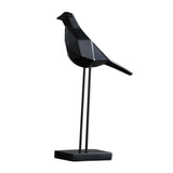 Maxbell Nordic Style Resin Bird Ornament Desktop Decorations Black