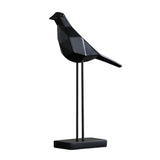 Maxbell Nordic Style Resin Bird Ornament Desktop Decorations Black