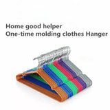 Maxbell 10pcs Children Adult Clothes Hanger Clothes Drying Rack Non-Slip Shirt Hook