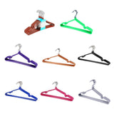 Maxbell 10pcs Children Adult Clothes Hanger Clothes Drying Rack Non-Slip Shirt Hook