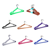 Maxbell 10pcs Children Adult Clothes Hanger Clothes Drying Rack Non-Slip Shirt Hook