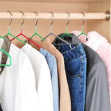 Maxbell 10pcs Children Adult Clothes Hanger Clothes Drying Rack Non-Slip Shirt Hook