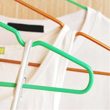 Maxbell 10pcs Children Adult Clothes Hanger Clothes Drying Rack Non-Slip Shirt Hook