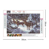 Maxbell 5D DIY Diamond Painting Horse Cross Stitch Embroidery Picture Reindeer