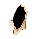 Maxbell Wooden Mini Blackboard Signs Kitchen Message Memo 10pcs Polygon