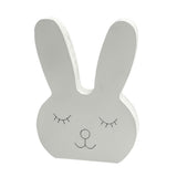 Maxbell Nordic Style Lovely Rabbit Desktop Decorative Ornament for Bedroom  Gray