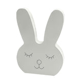 Maxbell Nordic Style Lovely Rabbit Desktop Decorative Ornament for Bedroom  Gray