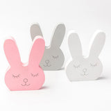 Maxbell Nordic Style Lovely Rabbit Desktop Decorative Ornament for Bedroom  Gray