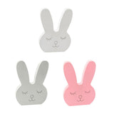 Maxbell Nordic Style Lovely Rabbit Desktop Decorative Ornament for Bedroom  Gray
