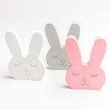 Maxbell Nordic Style Lovely Rabbit Desktop Decorative Ornament for Bedroom  Gray