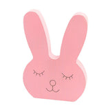 Maxbell Nordic Style Lovely Rabbit Desktop Decorative Ornament for Bedroom  Pink