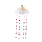 Maxbell Hanging Clouds Garland for Baby Shower Wedding Party Decor  White
