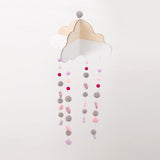 Maxbell Hanging Clouds Garland for Baby Shower Wedding Party Decor  White