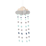 Maxbell Hanging Clouds Garland for Baby Shower Wedding Party Decor  Gray