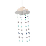 Maxbell Hanging Clouds Garland for Baby Shower Wedding Party Decor  Gray