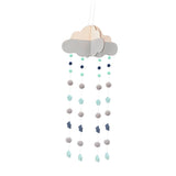 Maxbell Hanging Clouds Garland for Baby Shower Wedding Party Decor  Gray