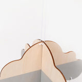 Maxbell Hanging Clouds Garland for Baby Shower Wedding Party Decor  Gray