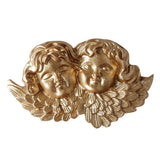 Golden Angel Figurine Resin Statue European Abstract Art Wedding Gift