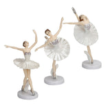 3x European Style Dancing Ballet Girls Figures Home Tabletop Decoration Gift