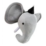 Maxbell Kids Room Wall Hanging Decor Ornament Flush Dolls Animal Head Elephant