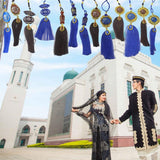 Maxbell DIY Middle East Style Tassel Fringe Corban Festival Room Pendant Style 6