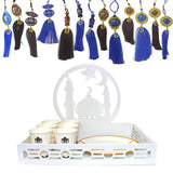 Maxbell DIY Middle East Style Tassel Fringe Corban Festival Room Pendant Style 8