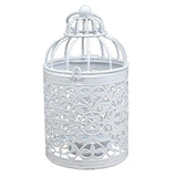 European Style Electroplated Birdcage Shape Tea Light Candle Holder Style02