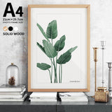 A4 8x12in Photo Frame Shell Poster Display Murals Picture Frame Holder Wood