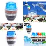 Maxbell Kitchen Water Saving Tap Nozzle Head Filter Anti-Splash Sprayer  Blue