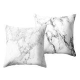 Marble Patten Square Sofa Cushion Covers for Car Sofa Couch 18x18 Style-01"