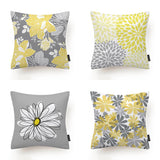 18Retro Flower Pillow Case Sofa Throw Cushion Cover Velvet Home Decor 4"