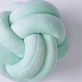 Knot Ball Cushion Baby Pillow For Kids Girls Boys Decor Bed Room Green