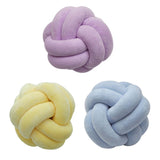 Soft Kid Ball Cushion Knotted Pillow Toys Bed Cushions Throw Pillow Purple