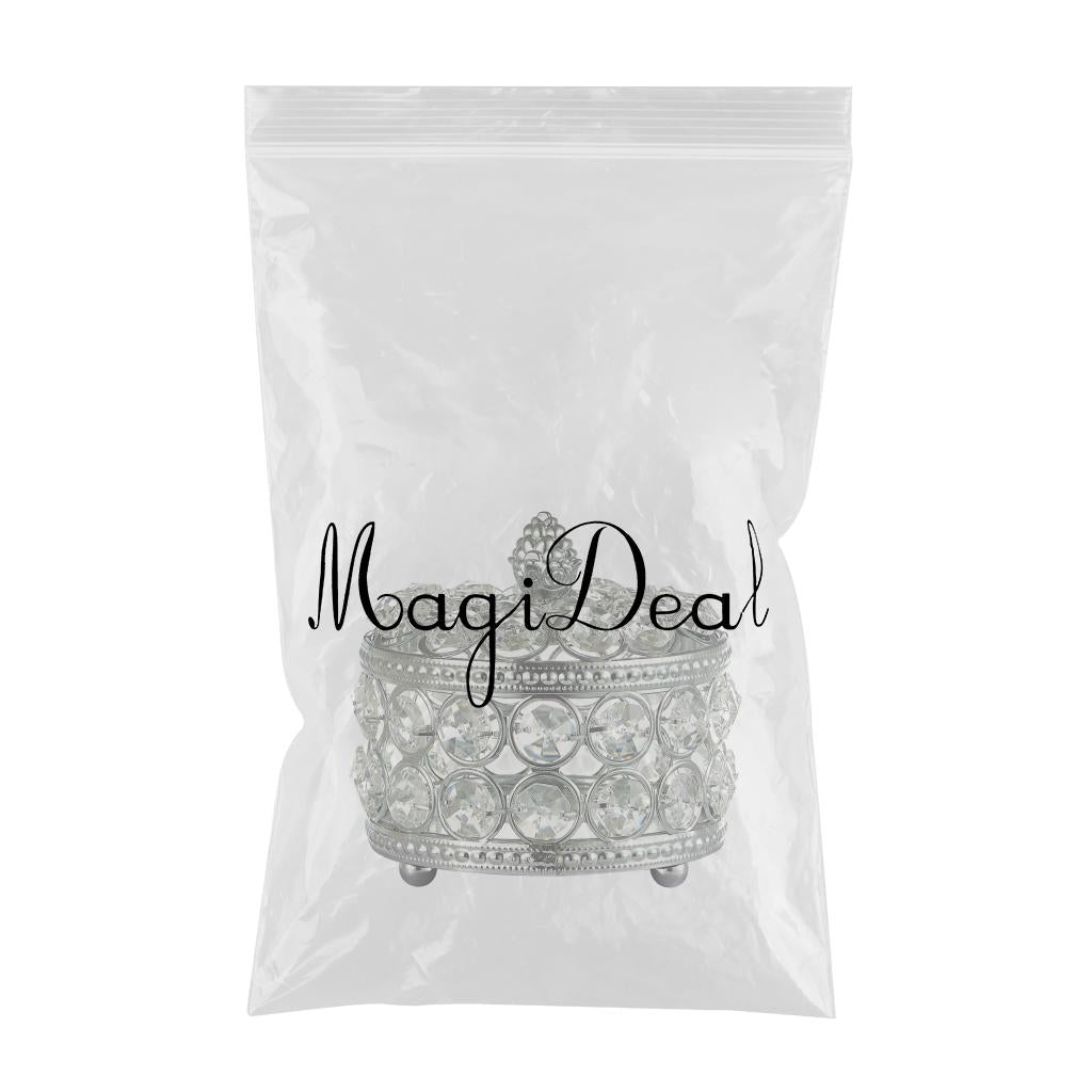 Maxbell  Vintage Beauty Box Make up Jewelry Cosmetic Nail Silver Storage Box 10x10cm