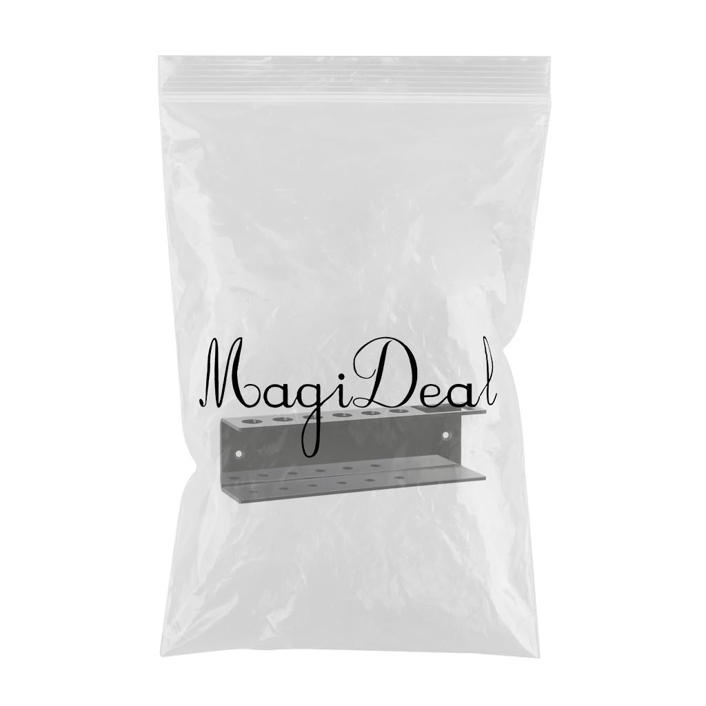 Marker Pens Holder for Whiteboards, Wall Mount Dry Eraser Organizer Black