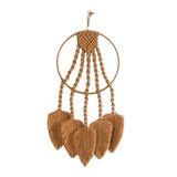 Maxbell  Macrame Boho Wall Hangings Tapestry Woven Rope Art Home Decoration Brown