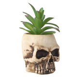 Skull Garden Planter Storage Pots Container Flower Pot Home Decor Antique